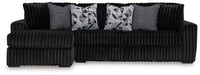 Midnight-Madness Sectional Sofa with Chaise - Holmwood's Furniture & Design Center (Somersworth, NH)