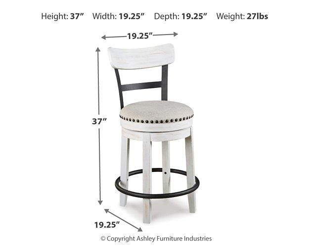 Valebeck Counter Height Bar Stool - Holmwood's Furniture & Design Center (Somersworth, NH)