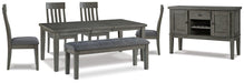 Hallanden Dining Room Set - Holmwood's Furniture & Design Center (Somersworth, NH)