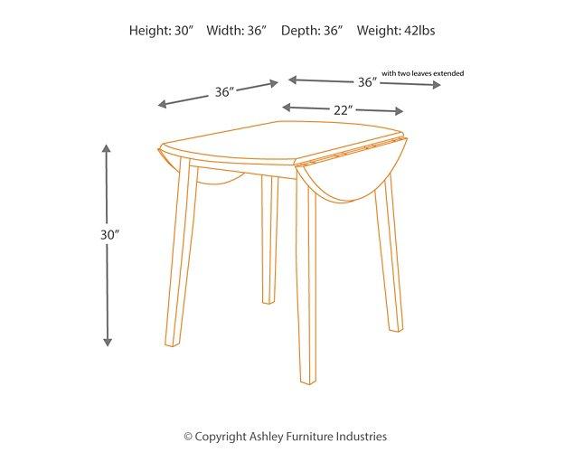 Hammis Dining Drop Leaf Table - Holmwood's Furniture & Design Center (Somersworth, NH)