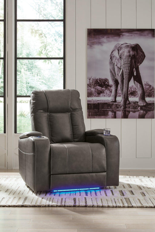 Feazada Power Recliner - Holmwood's Furniture & Design Center (Somersworth, NH)