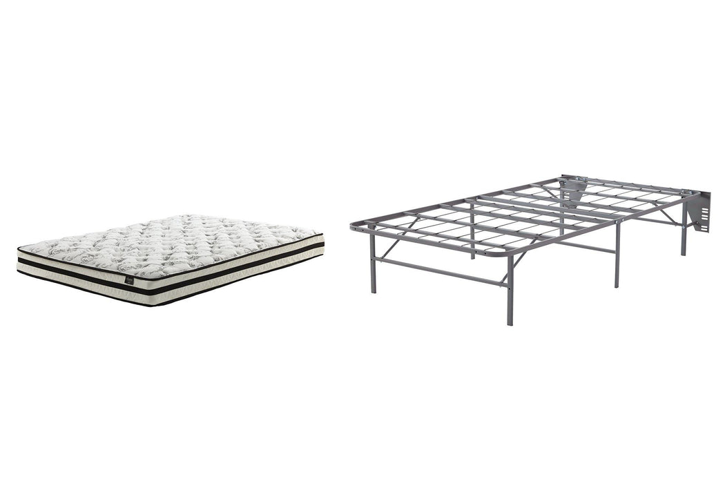 8 Inch Chime Innerspring Mattress Set - Holmwood's Furniture & Design Center (Somersworth, NH)