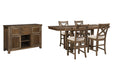 Moriville Counter Height Dining Set - Holmwood's Furniture & Design Center (Somersworth, NH)
