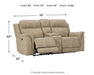 Next-Gen DuraPella Power Reclining Loveseat with Console - Holmwood's Furniture & Design Center (Somersworth, NH)
