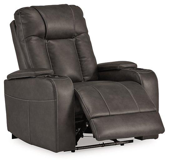 Feazada Power Recliner - Holmwood's Furniture & Design Center (Somersworth, NH)