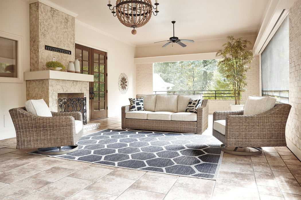 Beachcroft Outdoor Seating Set - Holmwood's Furniture & Design Center (Somersworth, NH)