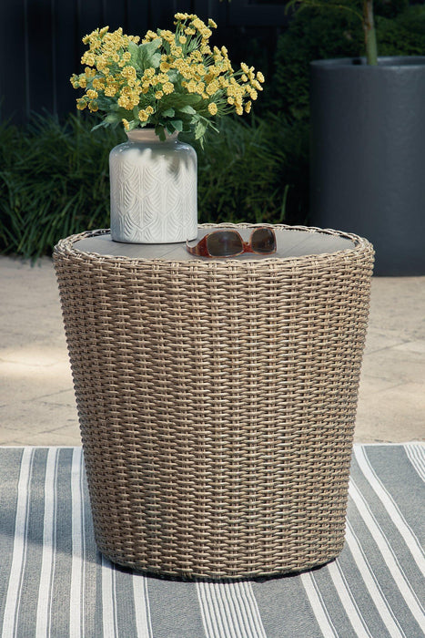 Danson Outdoor Occasional Table Set - Holmwood's Furniture & Design Center (Somersworth, NH)