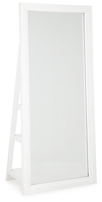 Evesen Floor Standing Mirror/Storage - Holmwood's Furniture & Design Center (Somersworth, NH)