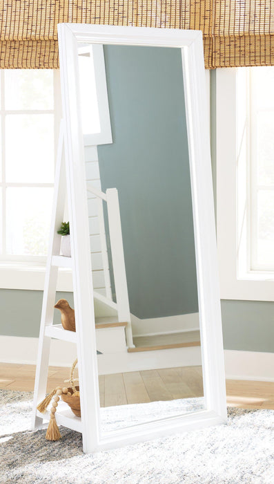 Evesen Floor Standing Mirror/Storage - Holmwood's Furniture & Design Center (Somersworth, NH)