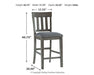 Hallanden Counter Height Dining Room Set - Holmwood's Furniture & Design Center (Somersworth, NH)