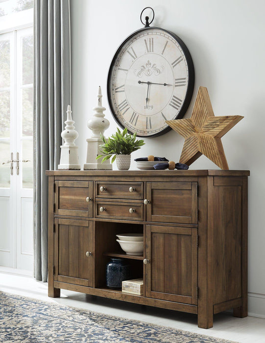 Moriville Counter Height Dining Set - Holmwood's Furniture & Design Center (Somersworth, NH)