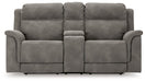 Next-Gen DuraPella Power Reclining Loveseat with Console - Holmwood's Furniture & Design Center (Somersworth, NH)