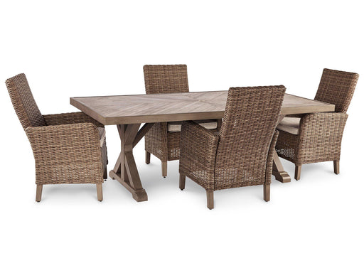 Beachcroft Outdoor Dining Set - Holmwood's Furniture & Design Center (Somersworth, NH)