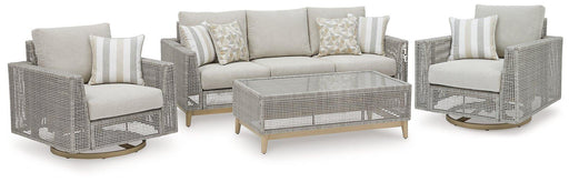 Seton Creek Outdoor Upholstery Set - Holmwood's Furniture & Design Center (Somersworth, NH)