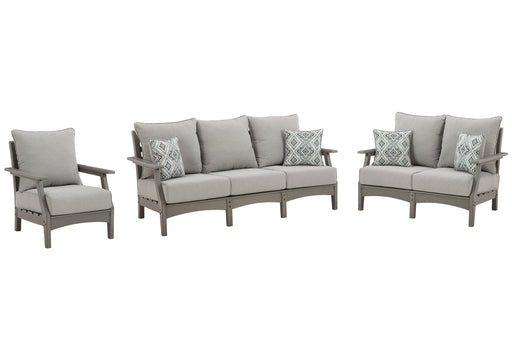 Visola Outdoor Seating Set - Holmwood's Furniture & Design Center (Somersworth, NH)