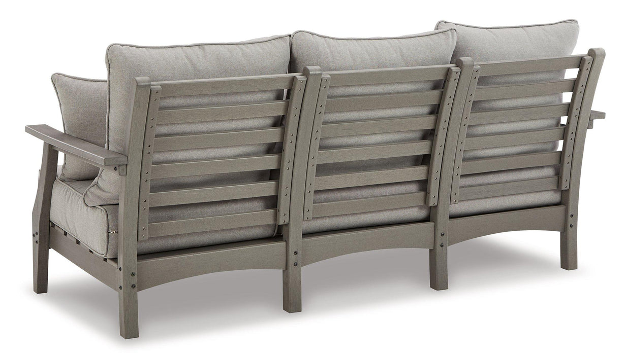 Visola Outdoor Sofa and Loveseat Set - Holmwood's Furniture & Design Center (Somersworth, NH)