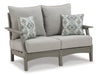 Visola Outdoor Sofa and Loveseat Set - Holmwood's Furniture & Design Center (Somersworth, NH)