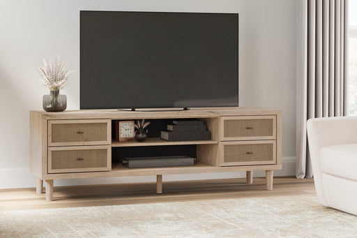Cielden 72" TV Stand with Electric Fireplace - Holmwood's Furniture & Design Center (Somersworth, NH)