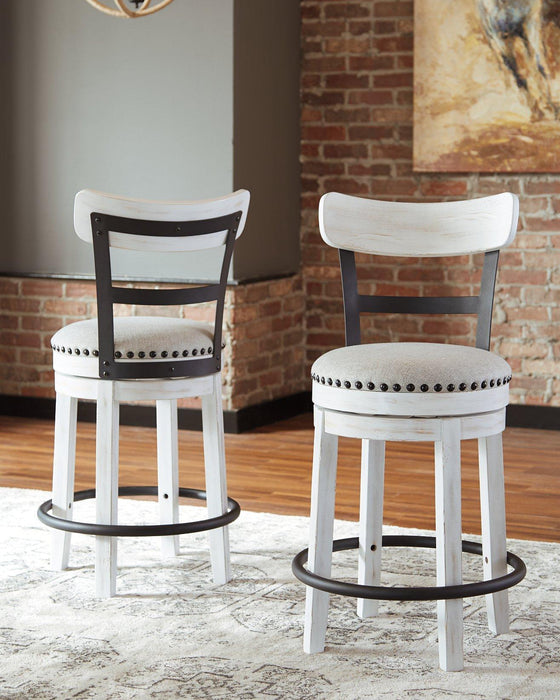 Valebeck Counter Height Bar Stool - Holmwood's Furniture & Design Center (Somersworth, NH)
