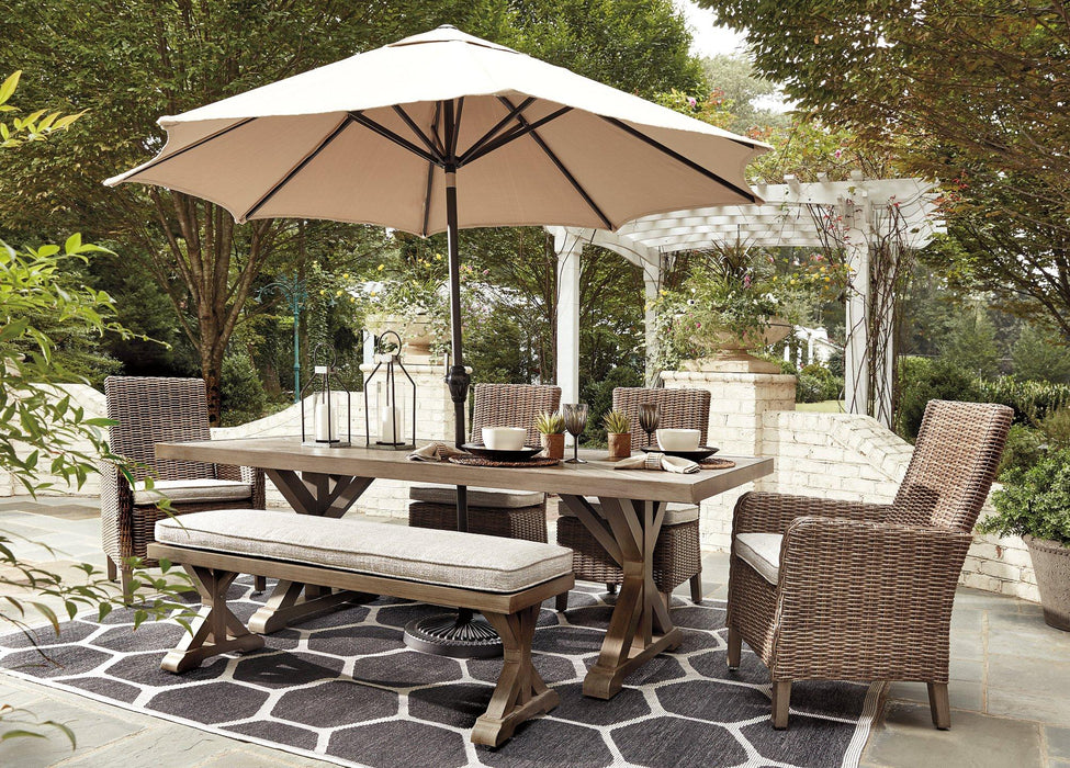 Beachcroft Outdoor Dining Set - Holmwood's Furniture & Design Center (Somersworth, NH)