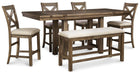 Moriville Counter Height Dining Set - Holmwood's Furniture & Design Center (Somersworth, NH)