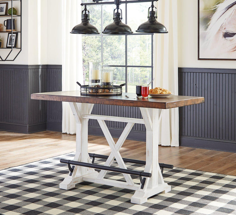 Valebeck Counter Height Dining Table - Holmwood's Furniture & Design Center (Somersworth, NH)