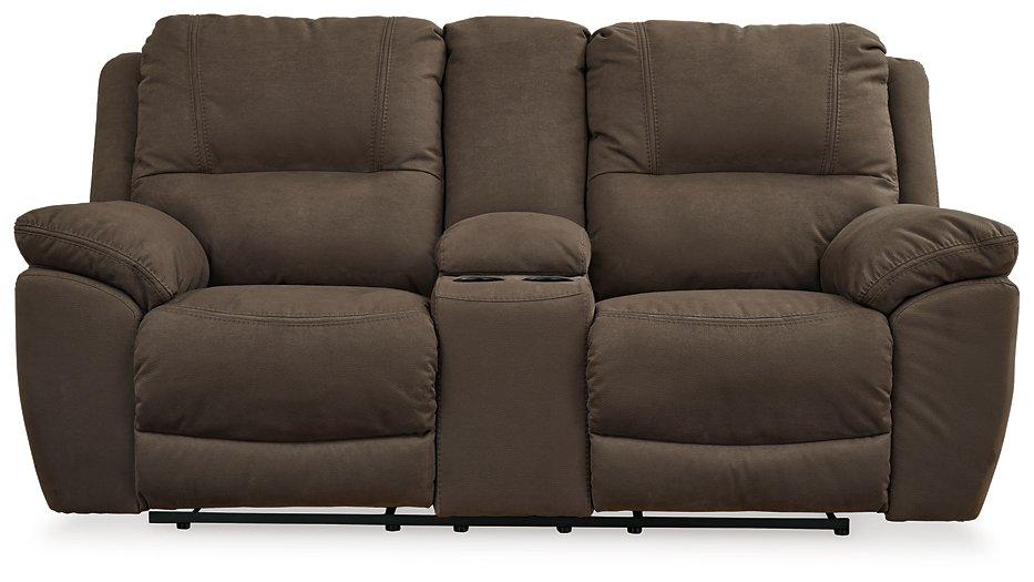 Next-Gen Gaucho Reclining Loveseat with Console - Holmwood's Furniture & Design Center (Somersworth, NH)