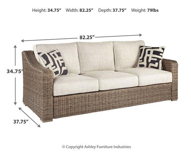Beachcroft Beachcroft Nuvella Sofa with Coffee and End Table - Holmwood's Furniture & Design Center (Somersworth, NH)