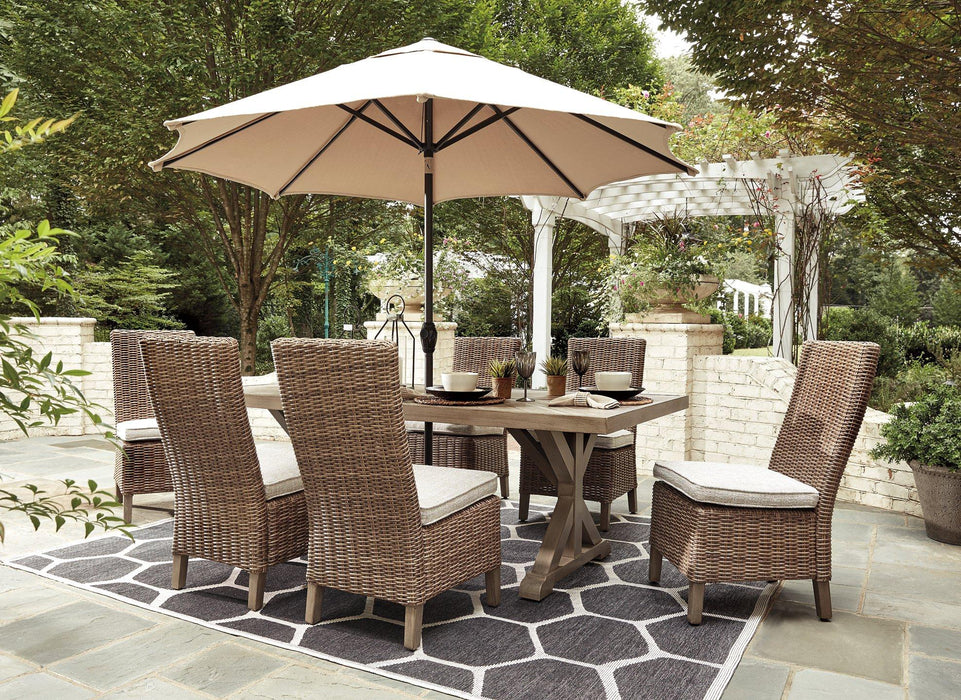 Beachcroft Outdoor Dining Set - Holmwood's Furniture & Design Center (Somersworth, NH)
