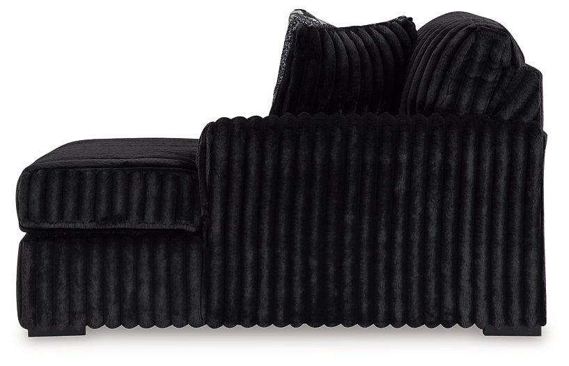 Midnight-Madness Sectional Sofa with Chaise - Holmwood's Furniture & Design Center (Somersworth, NH)