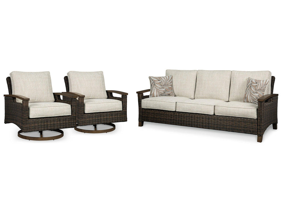 Paradise Trail Outdoor Seating Set - Holmwood's Furniture & Design Center (Somersworth, NH)