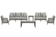 Visola Outdoor Sofa and Loveseat Set - Holmwood's Furniture & Design Center (Somersworth, NH)