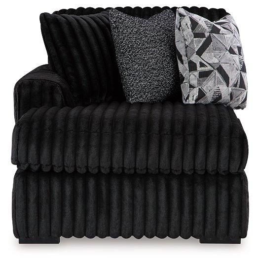 Midnight-Madness Sectional Sofa with Chaise - Holmwood's Furniture & Design Center (Somersworth, NH)