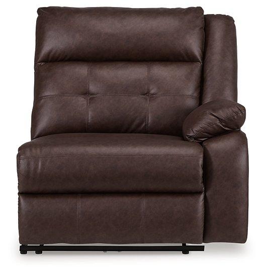 Punch Up Power Reclining Sectional Loveseat with Console - Holmwood's Furniture & Design Center (Somersworth, NH)