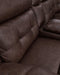 Punch Up Power Reclining Sectional Loveseat with Console - Holmwood's Furniture & Design Center (Somersworth, NH)