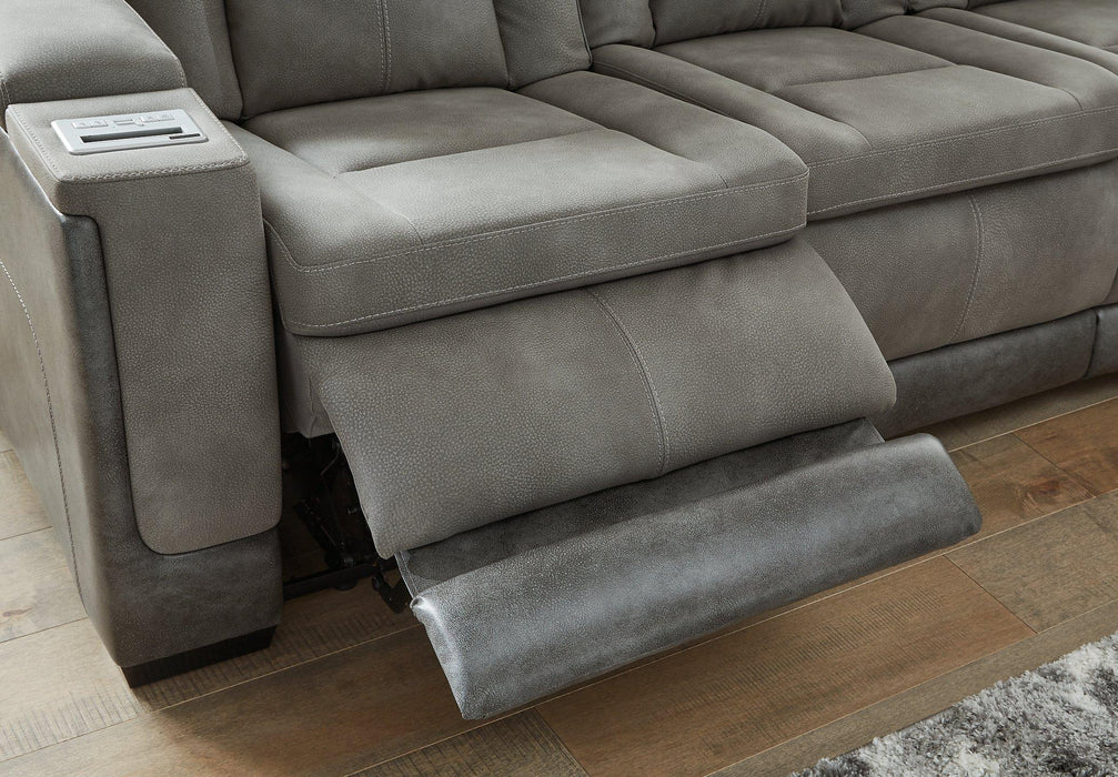 Next-Gen DuraPella Power Reclining Loveseat with Console - Holmwood's Furniture & Design Center (Somersworth, NH)