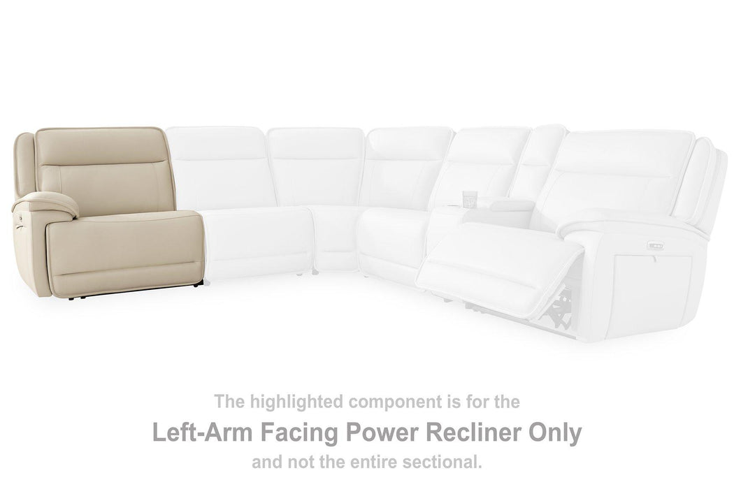 Double Deal Reclining Sectional with Console - Holmwood's Furniture & Design Center (Somersworth, NH)