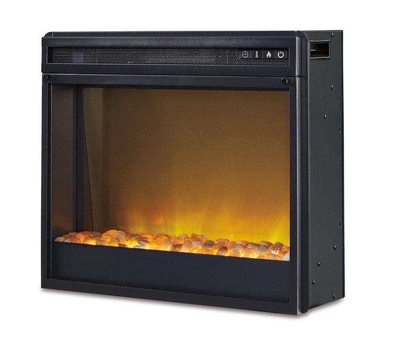 Wildenauer 76" TV Stand with Electric Fireplace - Holmwood's Furniture & Design Center (Somersworth, NH)