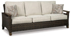 Paradise Trail Outdoor Sofa, Lounge Chairs and Fire Pit Table - Holmwood's Furniture & Design Center (Somersworth, NH)