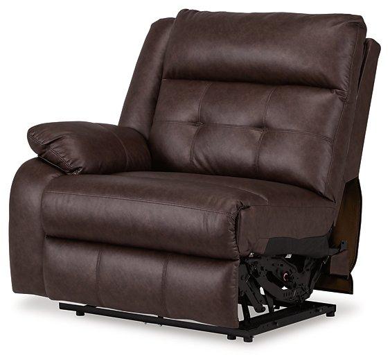 Punch Up Power Reclining Sectional Loveseat with Console - Holmwood's Furniture & Design Center (Somersworth, NH)
