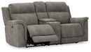Next-Gen DuraPella Power Reclining Loveseat with Console - Holmwood's Furniture & Design Center (Somersworth, NH)
