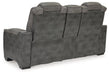Next-Gen DuraPella Power Reclining Loveseat with Console - Holmwood's Furniture & Design Center (Somersworth, NH)