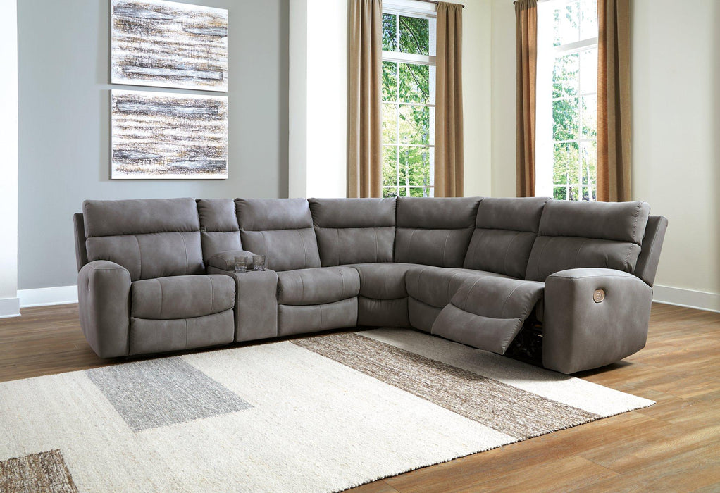 Next-Gen DuraPella Power Reclining Sectional - Holmwood's Furniture & Design Center (Somersworth, NH)