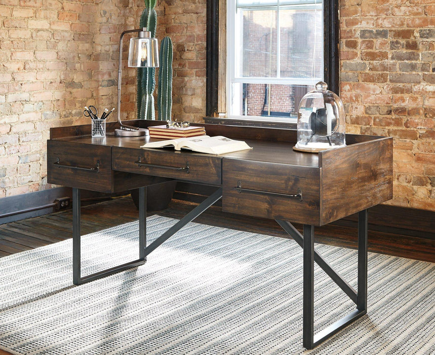 Starmore Home Office Desk with 2 Chairs - Holmwood's Furniture & Design Center (Somersworth, NH)