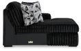 Midnight-Madness Sectional Sofa with Chaise - Holmwood's Furniture & Design Center (Somersworth, NH)