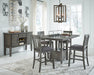 Hallanden Counter Height Dining Room Set - Holmwood's Furniture & Design Center (Somersworth, NH)