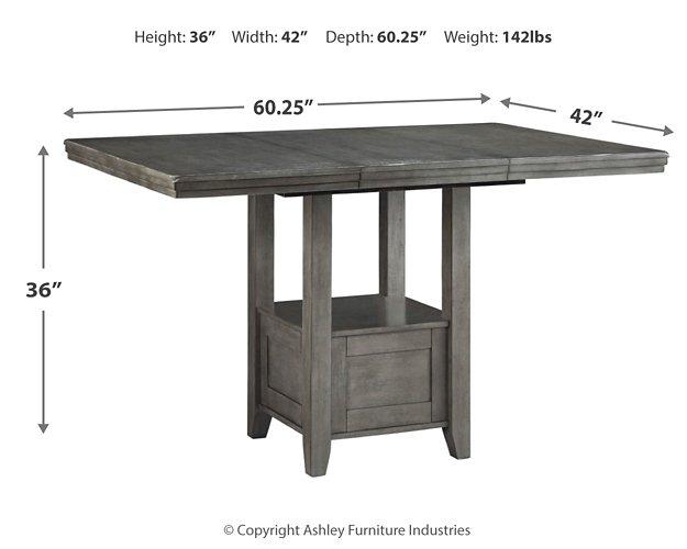 Hallanden Counter Height Dining Room Set - Holmwood's Furniture & Design Center (Somersworth, NH)