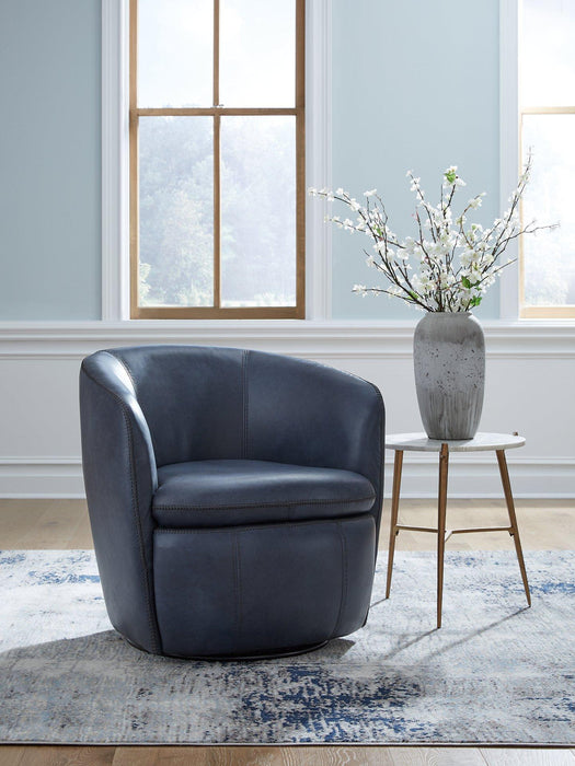 Kierreys Swivel Accent Chair - Holmwood's Furniture & Design Center (Somersworth, NH)