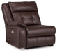 Punch Up Power Reclining Sectional Loveseat with Console - Holmwood's Furniture & Design Center (Somersworth, NH)