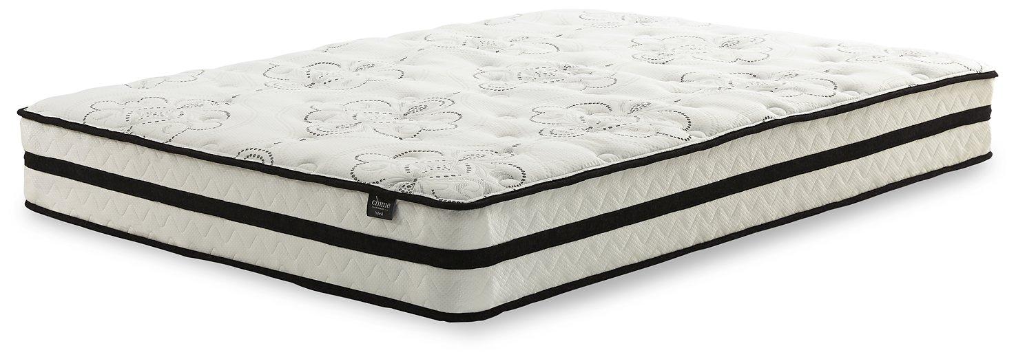 Chime 10 Inch Hybrid 10 Inch Mattress and Pillow - Holmwood's Furniture & Design Center (Somersworth, NH)